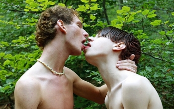 Tim and Fin, two horny suckers in the wood - Images
